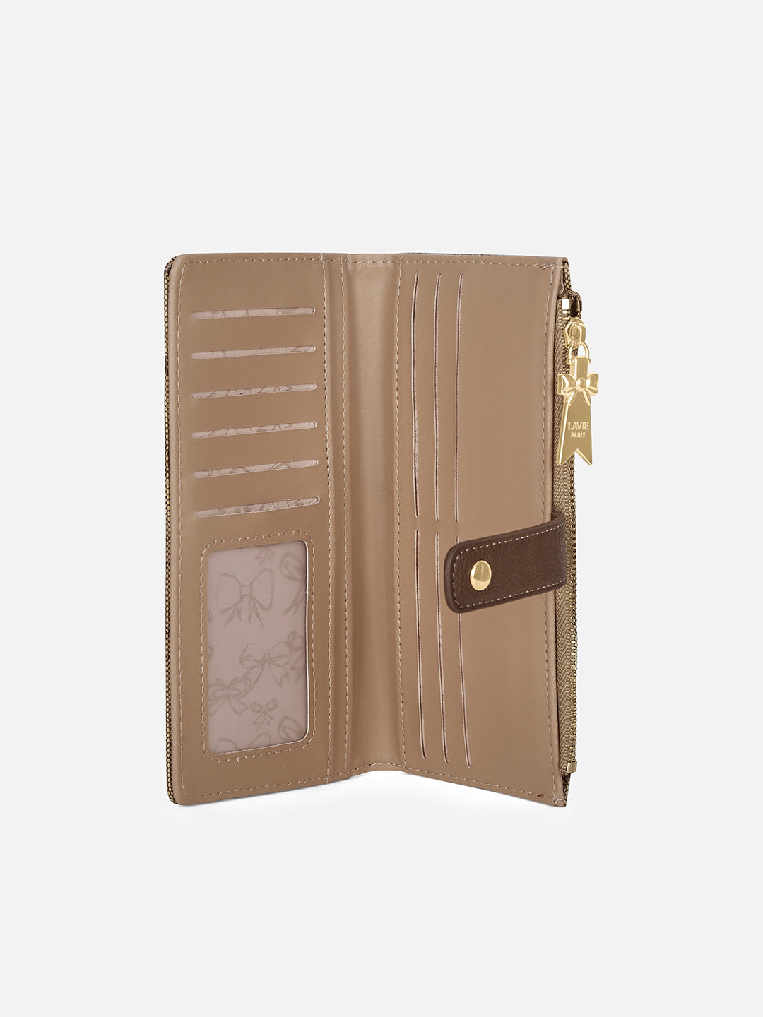 Mono Marice Bifold Zip Wallet Latte