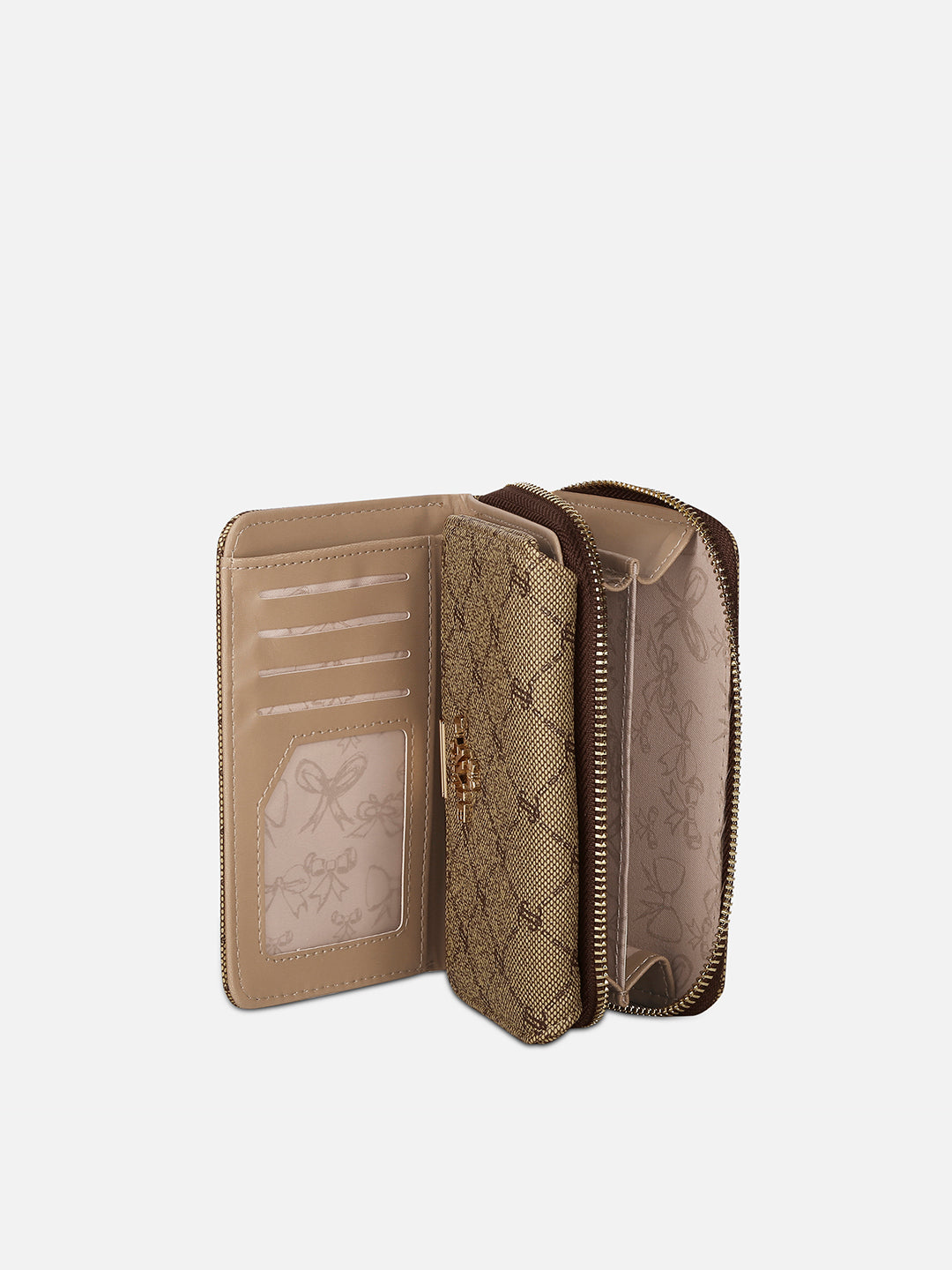 Mono Neomee Trifold Wallet Latte