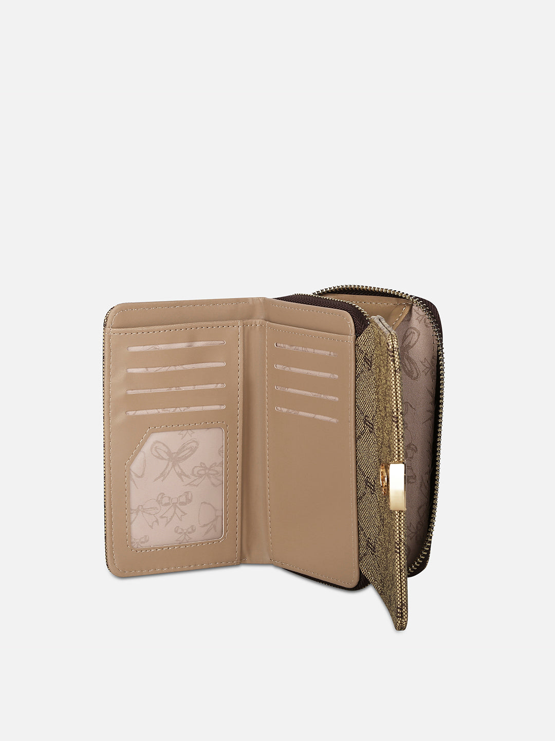 Mono Neomee Trifold Wallet Latte