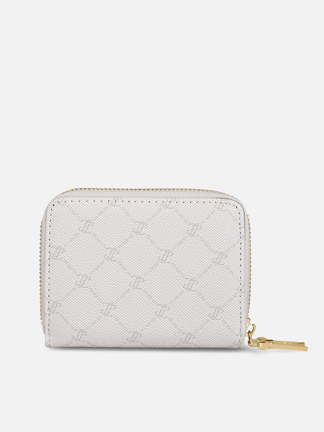 Mono Lynette Flap Zip Around Wallet Ivory