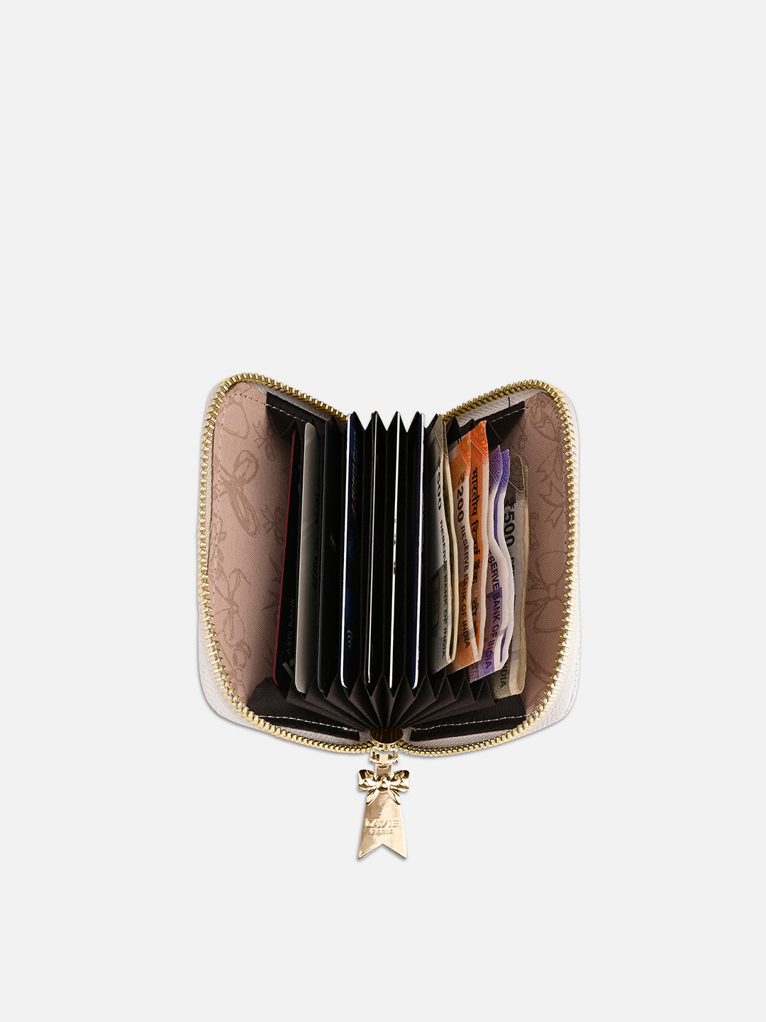 Mono Bracia Small Card Wallet Ivory