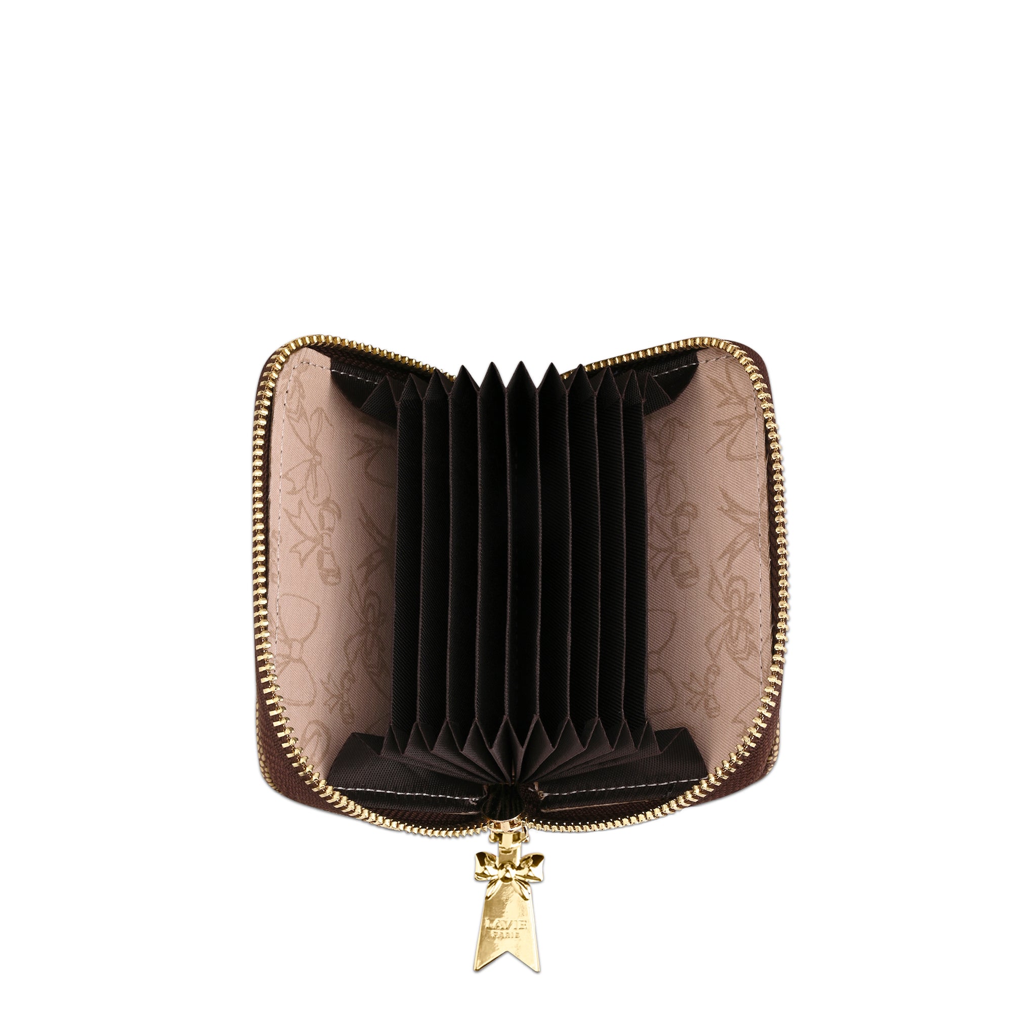 Mono Bracia Small Card Wallet Latte
