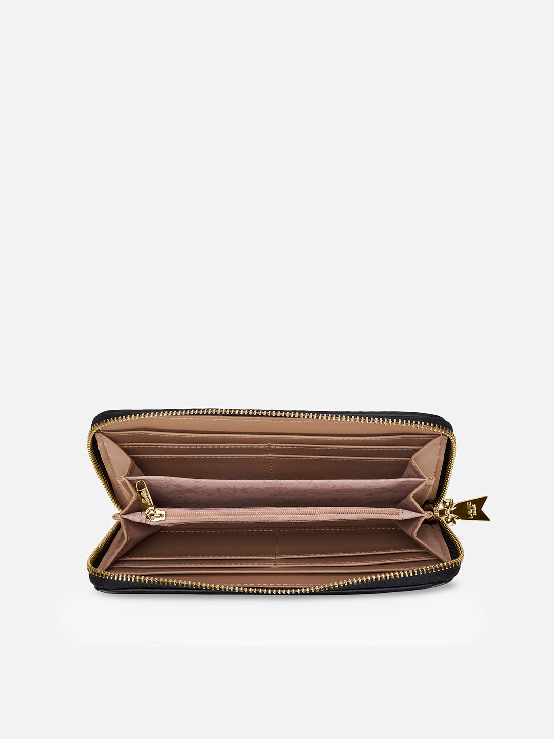 Pli Elite Large Zip Around Wallet Black