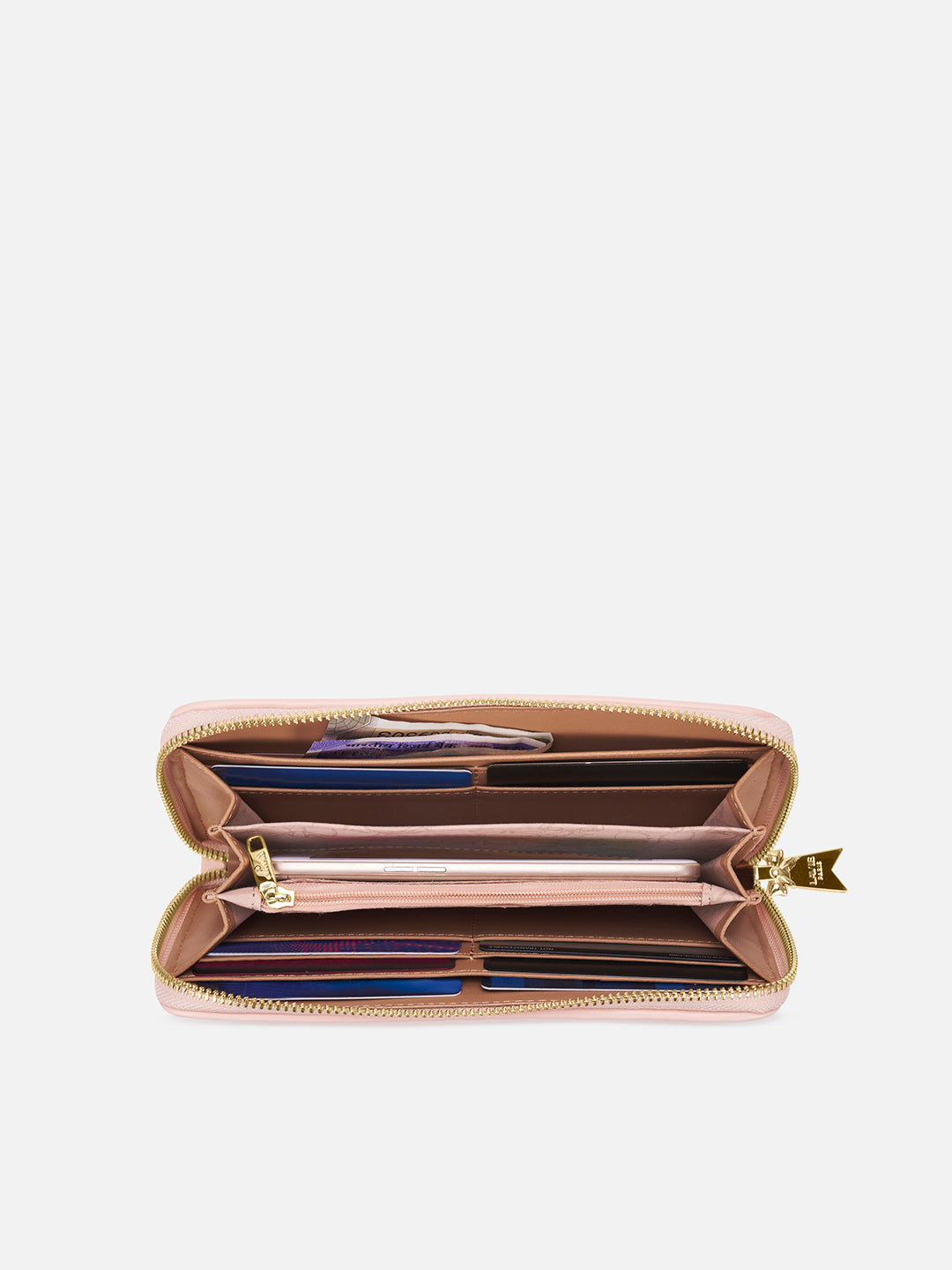 Pli Elite Large Zip Around Wallet Baby Pink