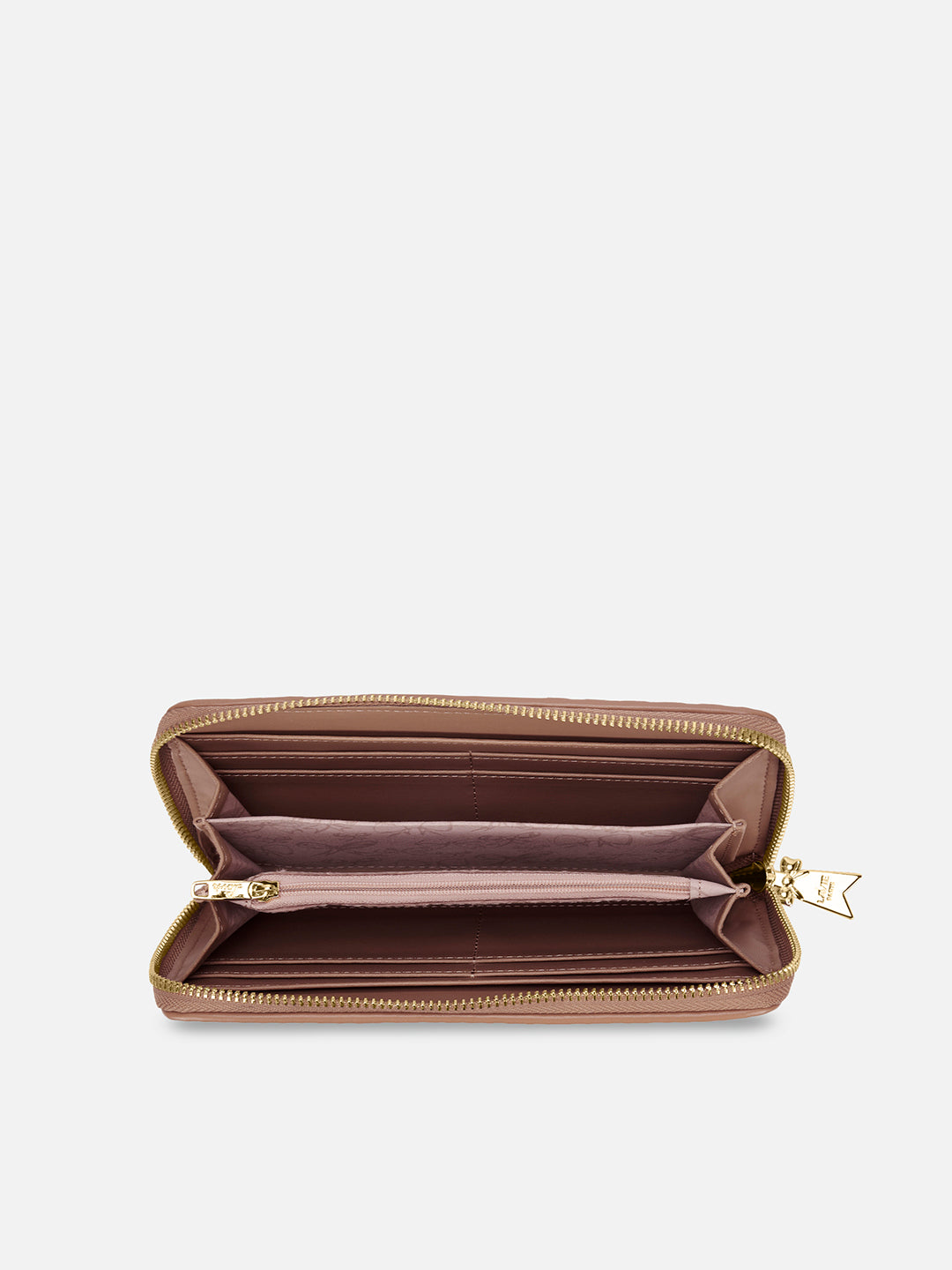 Pli Elite Large Zip Around Wallet Caramel
