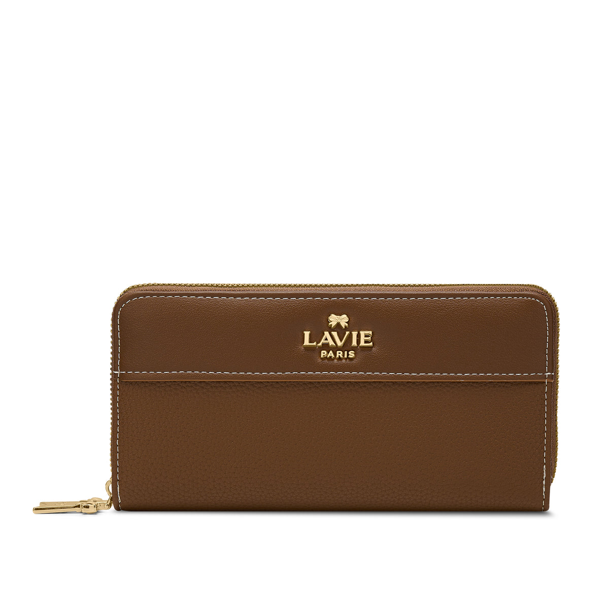 Soft Alfie Zip Around Large Tan Wallet