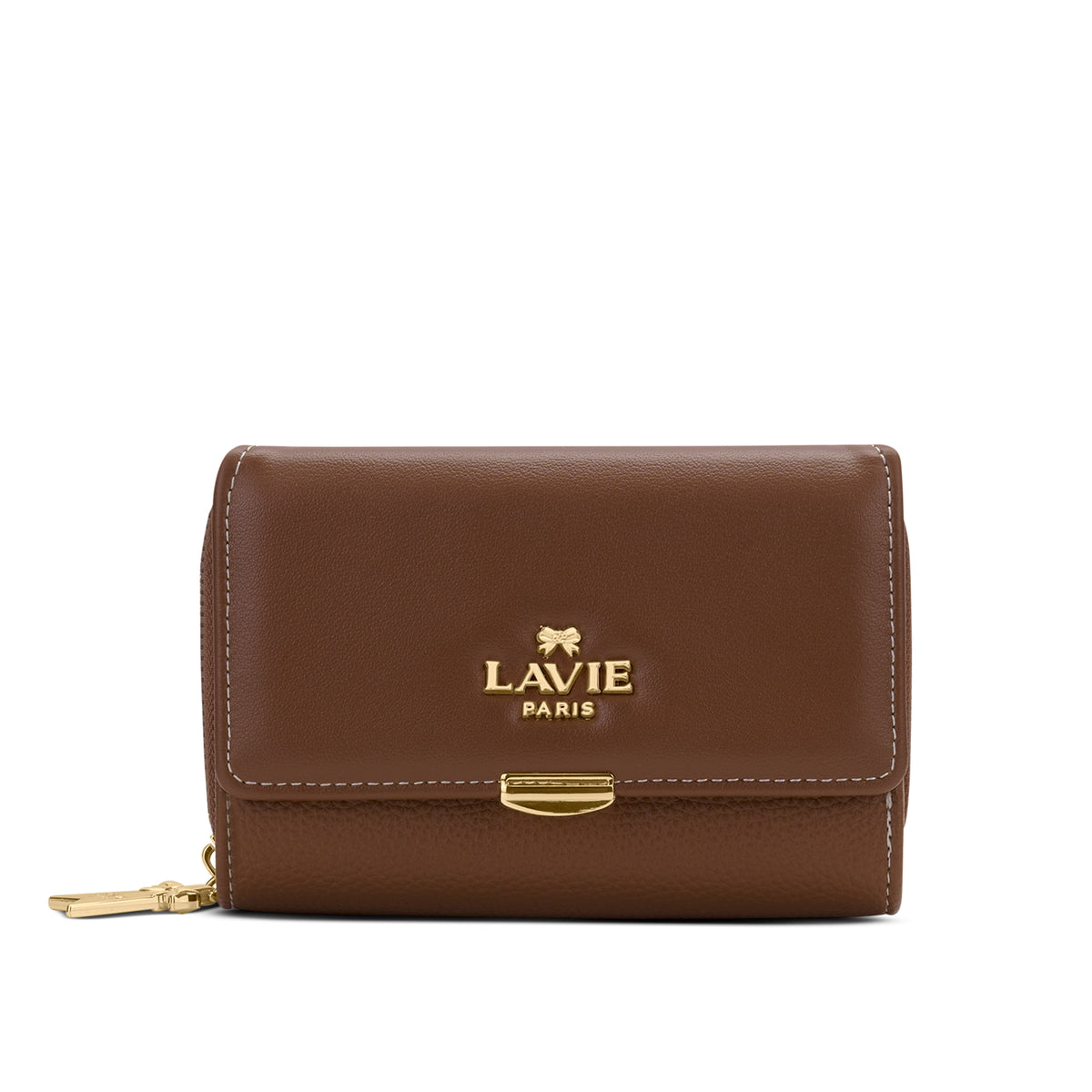Soft Neomee Trifold Medium Tan Wallet