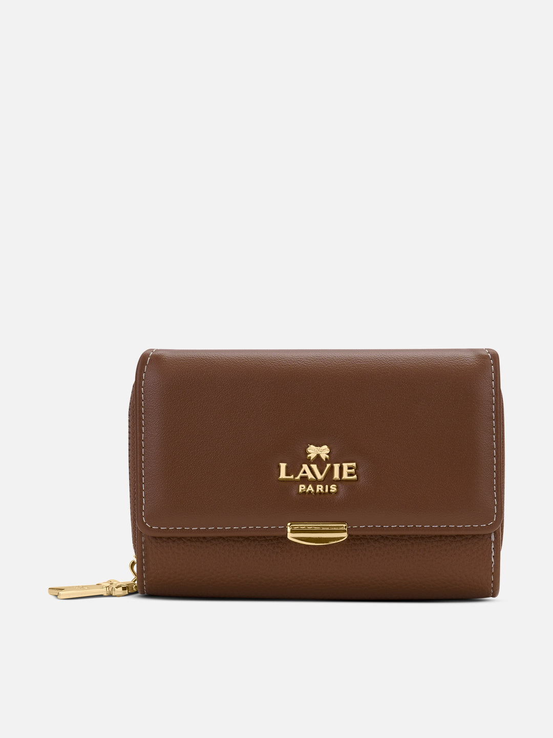 Soft Neomee Trifold Medium Tan Wallet