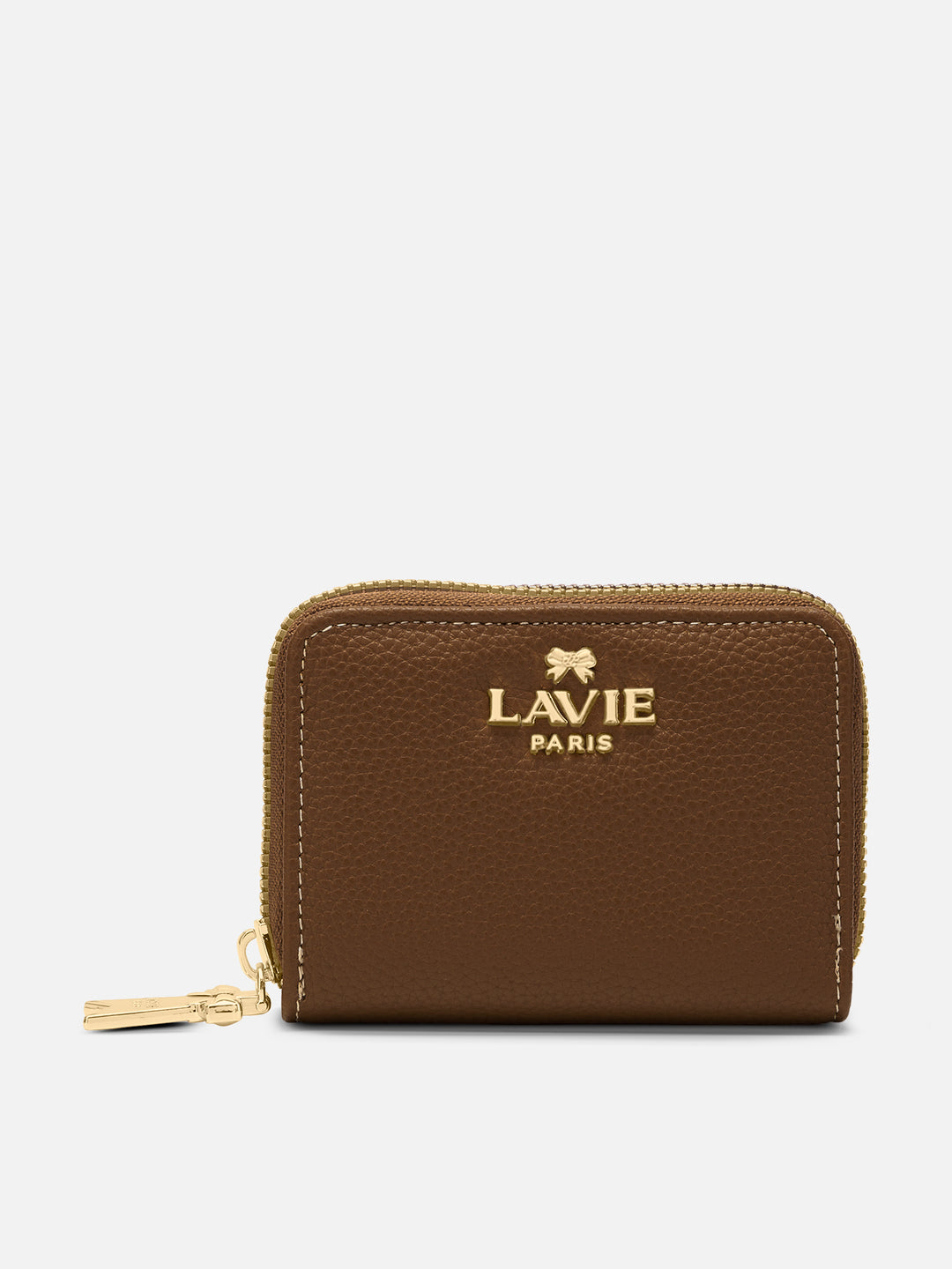 Soft Bracia Card Small Tan Wallet