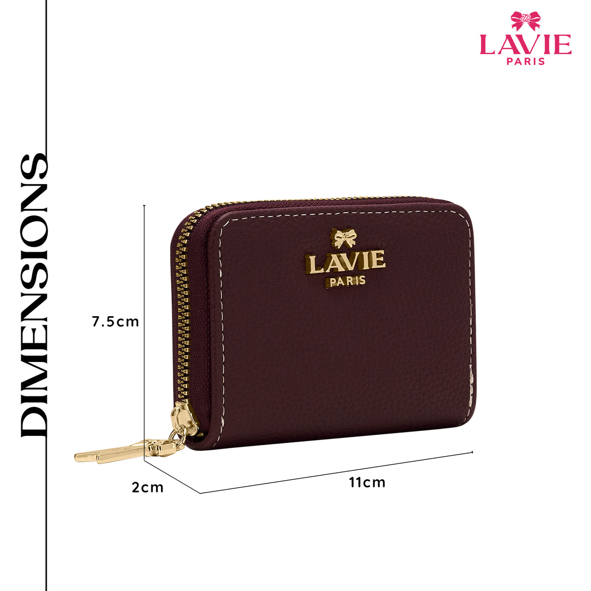 Soft Bracia Card Small Wine Wallet
