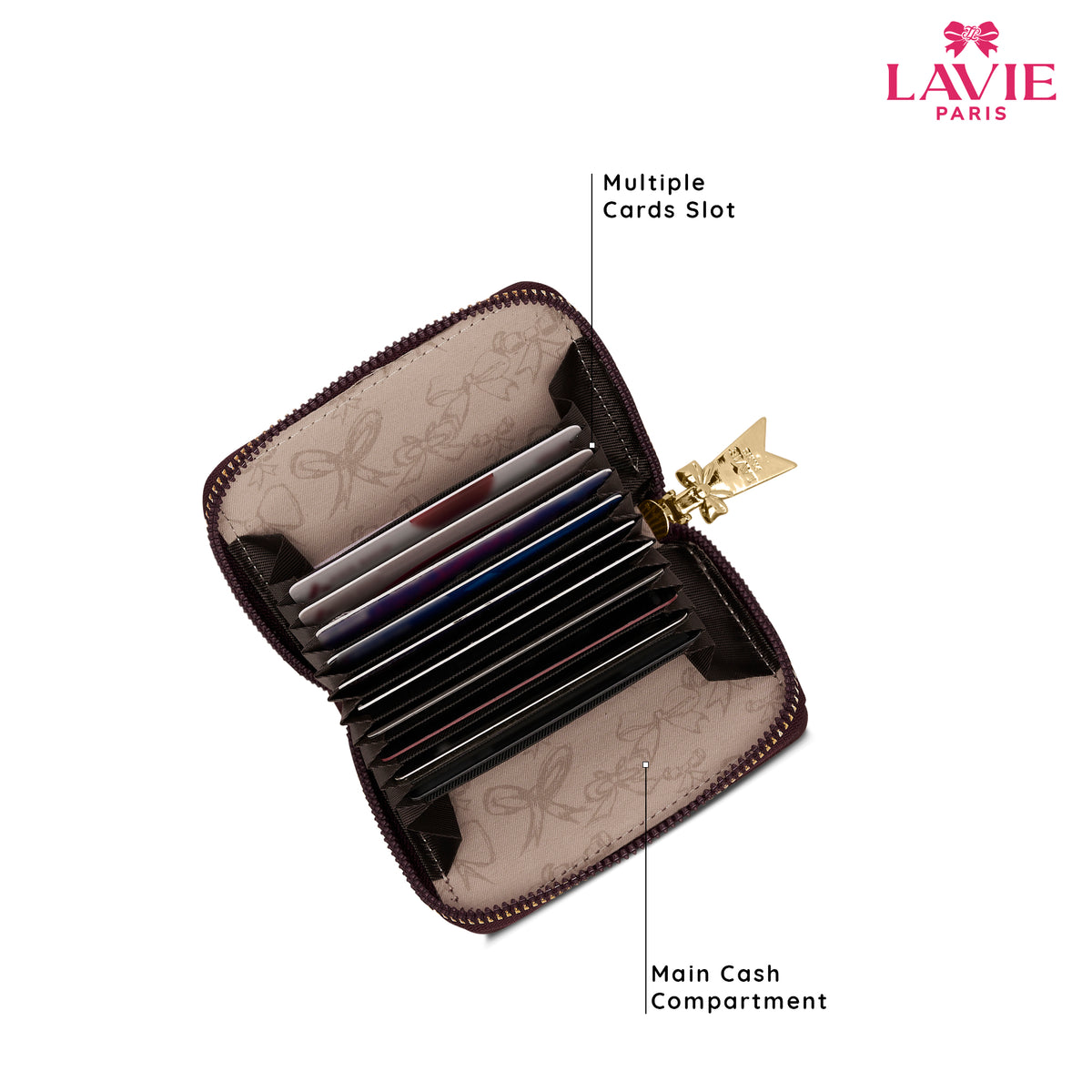 Soft Bracia Card Small Wine Wallet