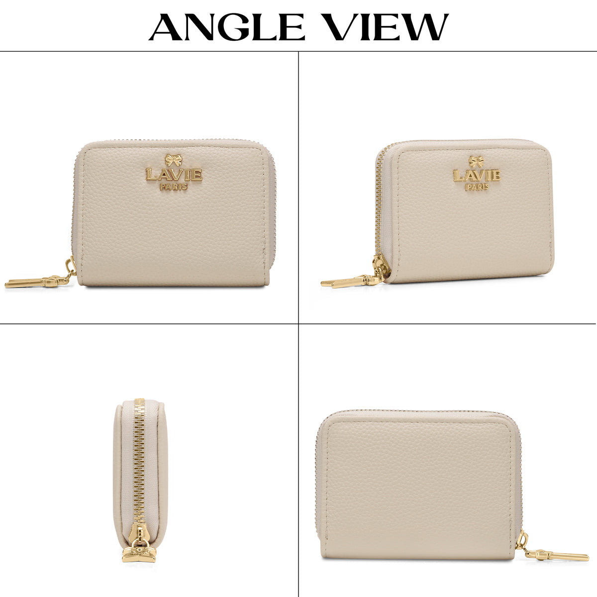 Soft Bracia Card Small Off White Wallet
