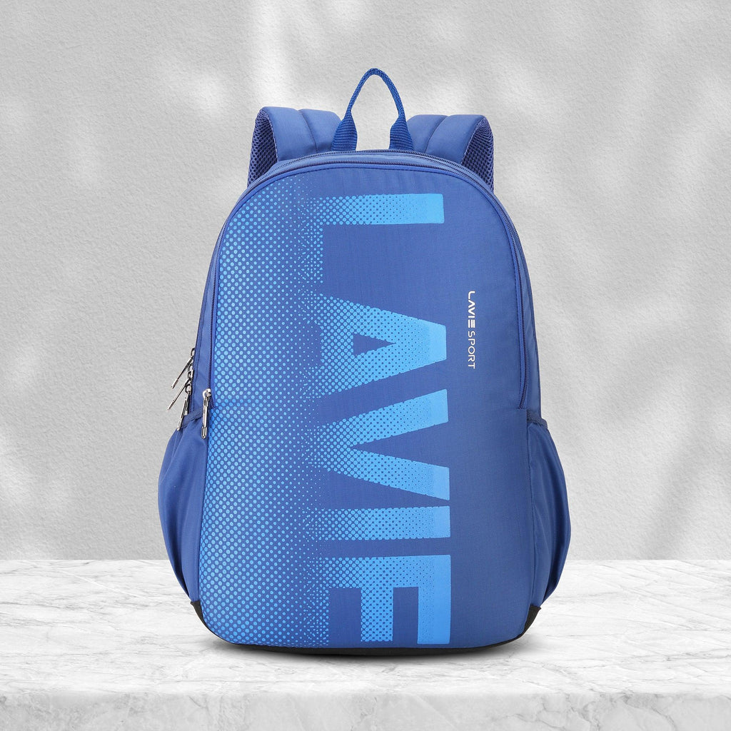 Lavie Sport Hype-1 36 Litres Casual Backpack | School College Bag For Boys & Girls Navy - Lavie World