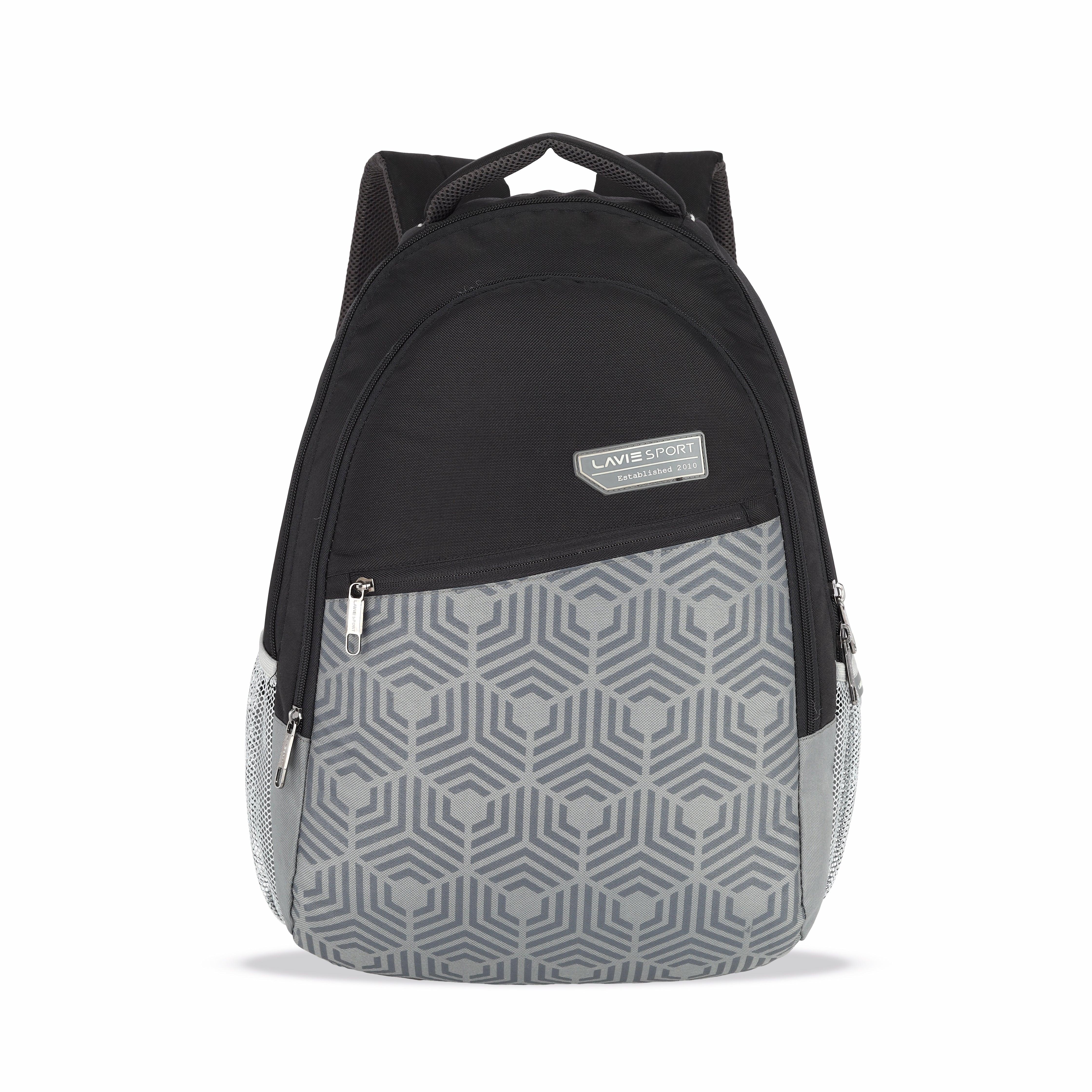 Lavie Sport Hexa 24L Casual School Bag For Boys Girls Black Lavie World