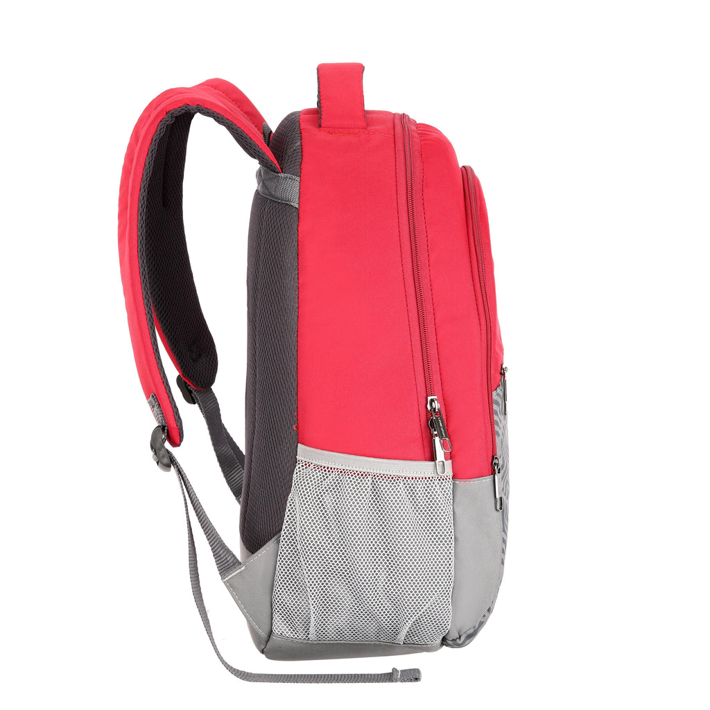 Lavie Sport Hexa 24L Casual School Bag For Boys & Girls Red - Lavie World