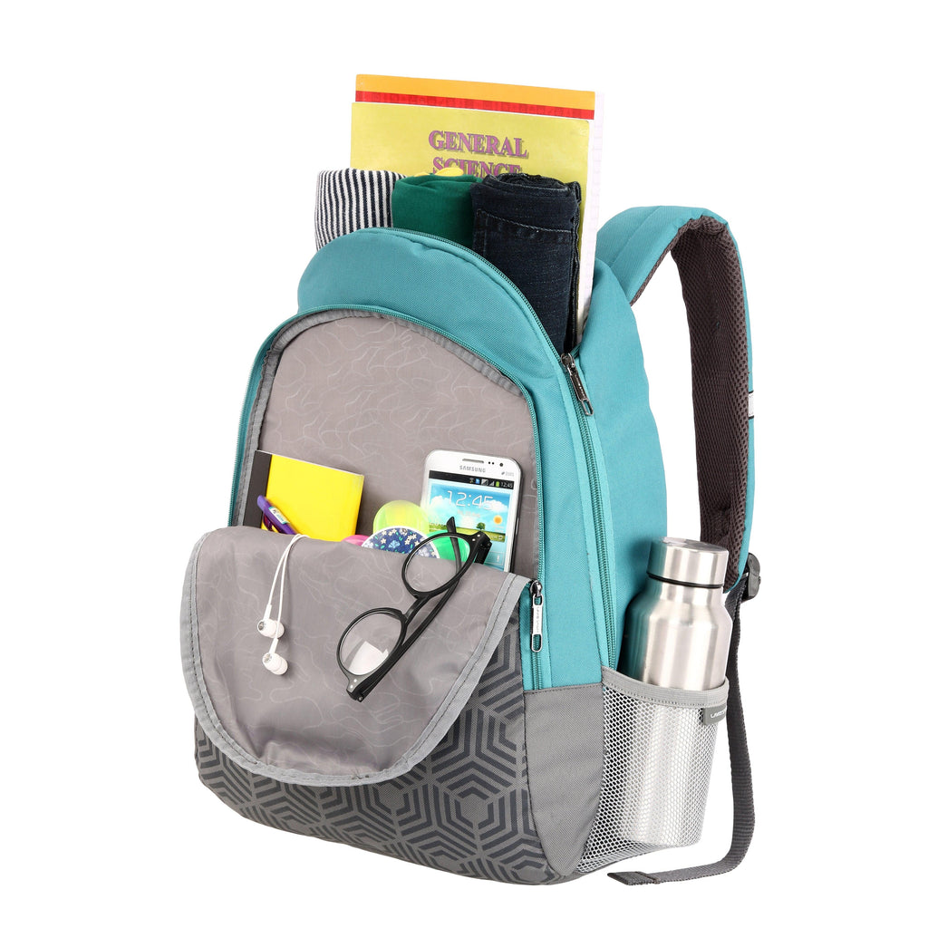 Lavie Sport Hexa 24L Casual School Bag For Boys & Girls Teal - Lavie World