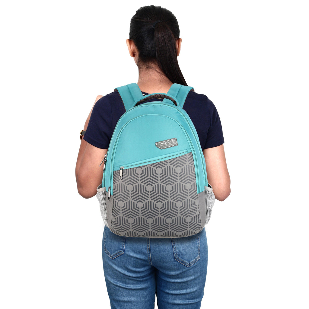 Lavie Sport Hexa 24L Casual School Bag For Boys & Girls Teal - Lavie World