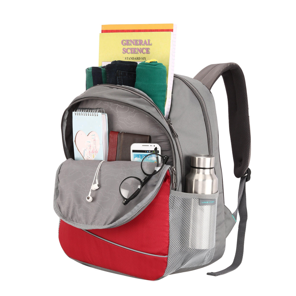 Lavie Sport Ace 35L Casual Backpack For Boys & Girls Red - Lavie World