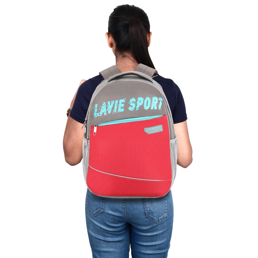 Lavie Sport Ace 35L Casual Backpack For Boys & Girls Red - Lavie World