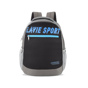 Lavie Sport 35L Sport Casual Backpack For Boys & Girls Black - Lavie World