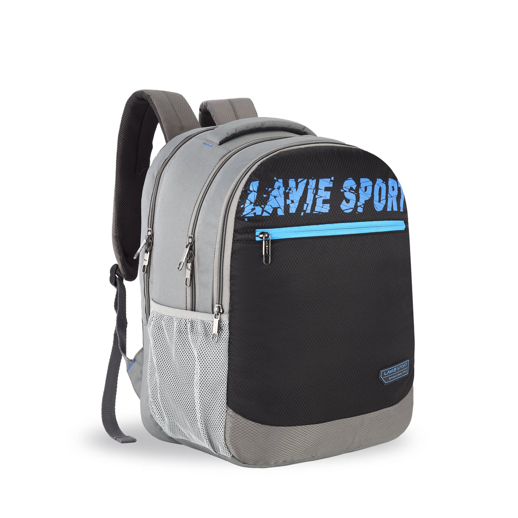 Lavie Sport 35L Sport Casual Backpack For Boys & Girls Black - Lavie World