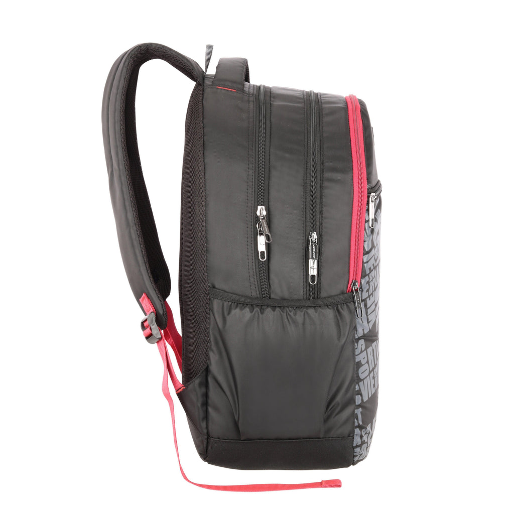 Lavie Sport Play 33L Laptop Backpack For School & College Boys & Girls Black - Lavie World