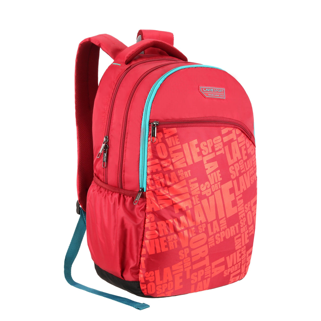 Lavie Sport Play 33L Laptop Backpack For School & College Boys & Girls Rust - Lavie World