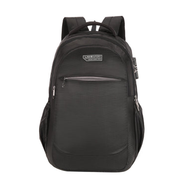 Lavie Sport Graph 31L Laptop Backpack with Raincover & Combi-lock For Men & Women|Boys & Girls Black - Lavie World