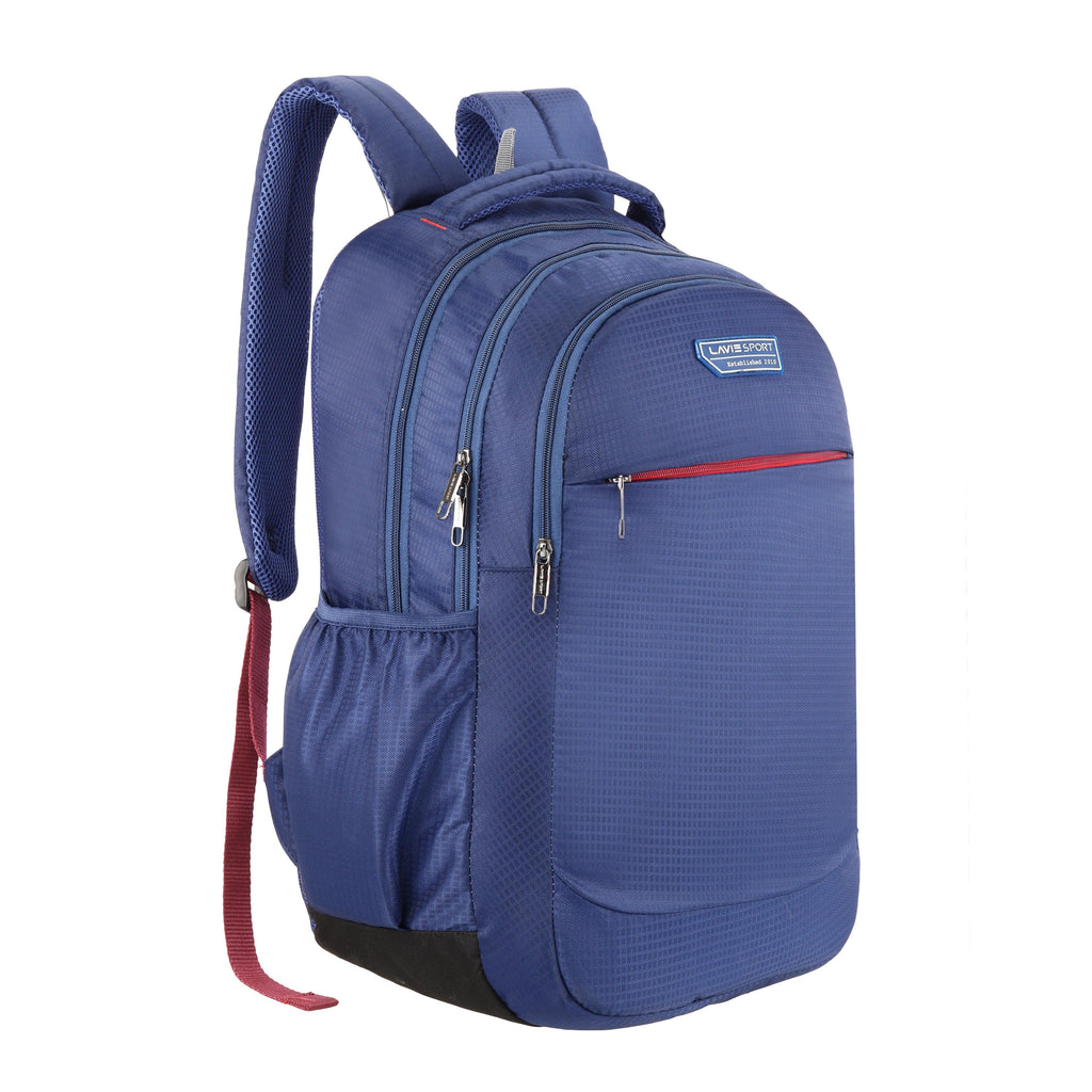 Lavie Sport Graph 31L Laptop Backpack with Raincover & Combi-lock For Men & Women|Boys & Girls Navy - Lavie World