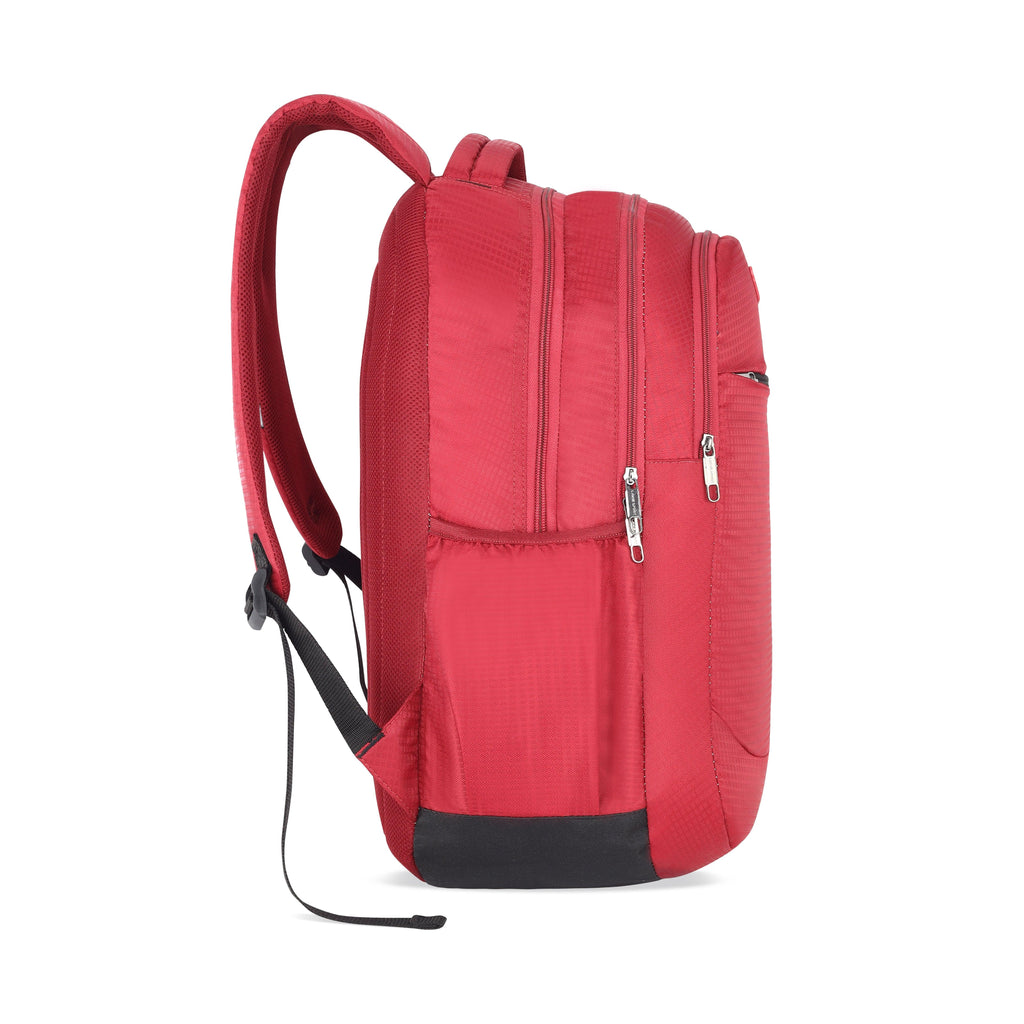Lavie Sport Graph 31L Laptop Backpack with Raincover & Combi-lock For Men & Women|Boys & Girls Red - Lavie World