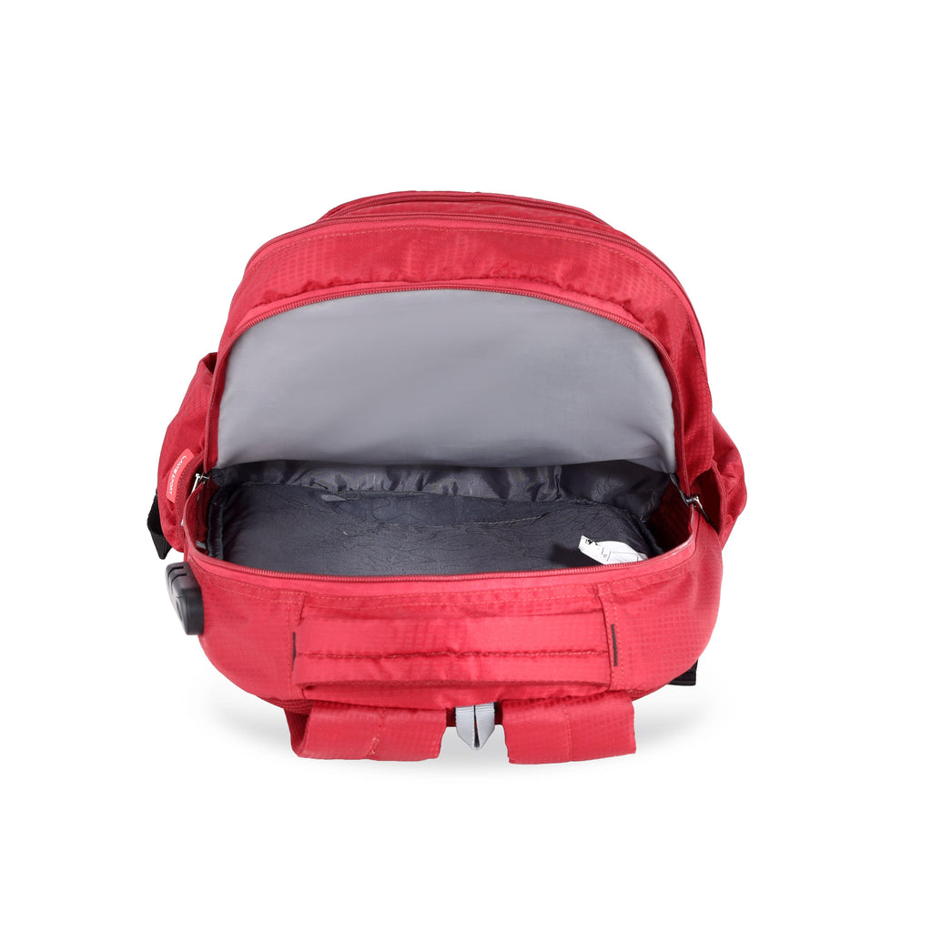 Lavie Sport Graph 31L Laptop Backpack with Raincover & Combi-lock For Men & Women|Boys & Girls Red - Lavie World