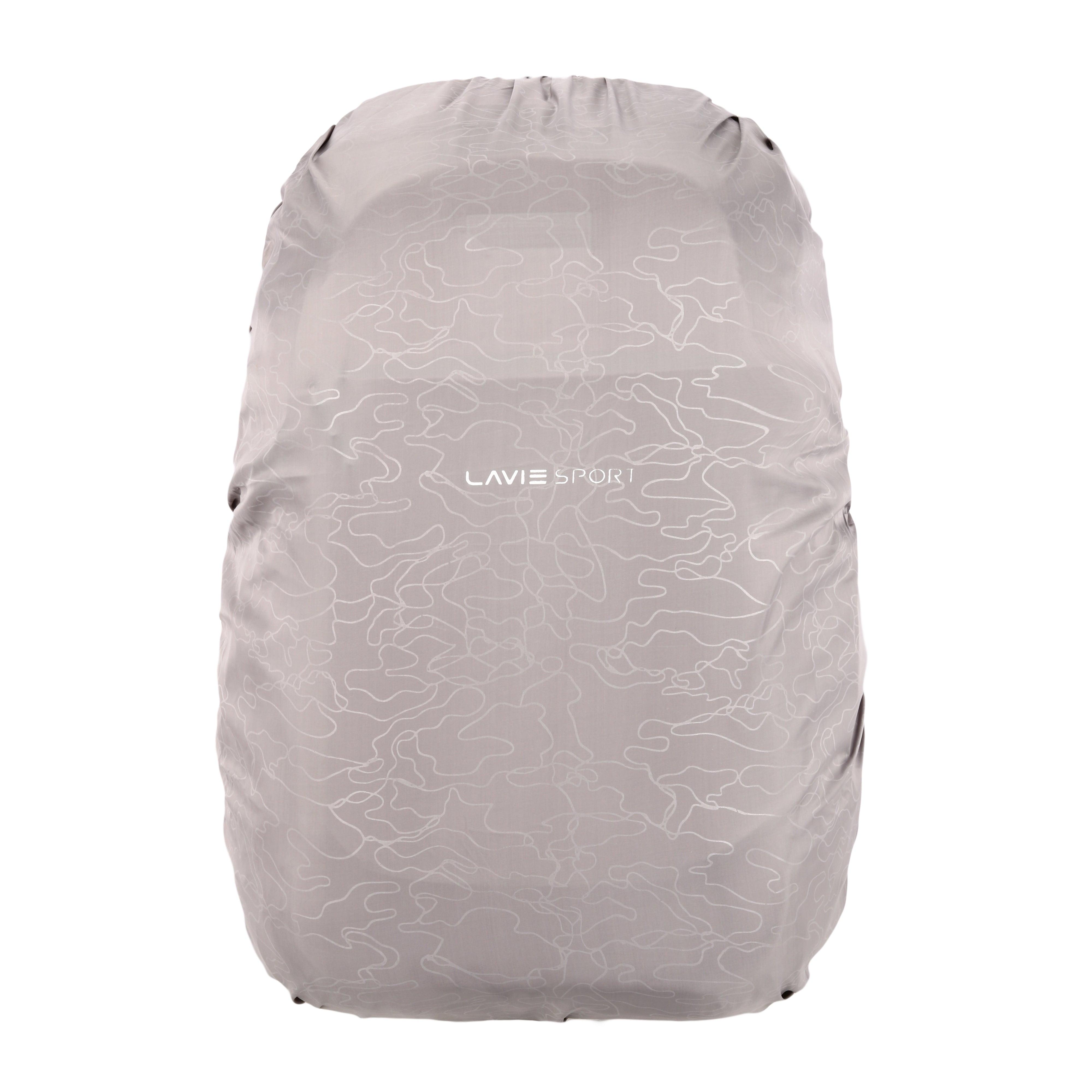 Lavie Sport Axis 31L Laptop Backpack with Raincover & Combi-lock For Men & Women|Boys & Girls Black - Lavie World