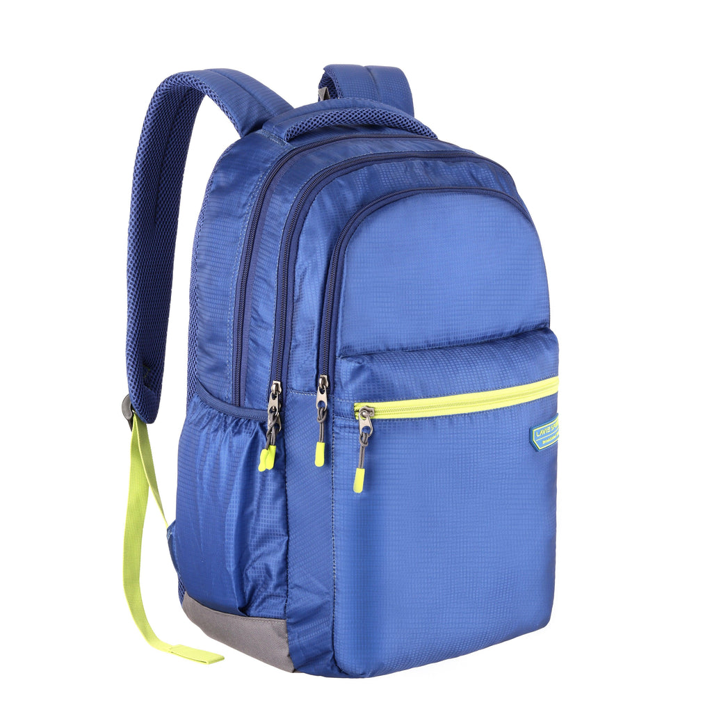 Lavie Sport Axis 31L Laptop Backpack with Raincover & Combi-lock For Men & Women|Boys & Girls Royal Blue - Lavie World