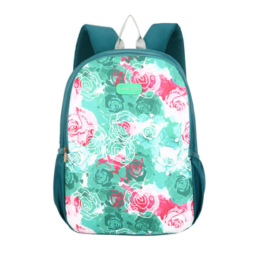 Lavie Sport Rose - 17.5" 26 Litres Casual Backpack | School College Bag For Boys & Girls Mint - Lavie World
