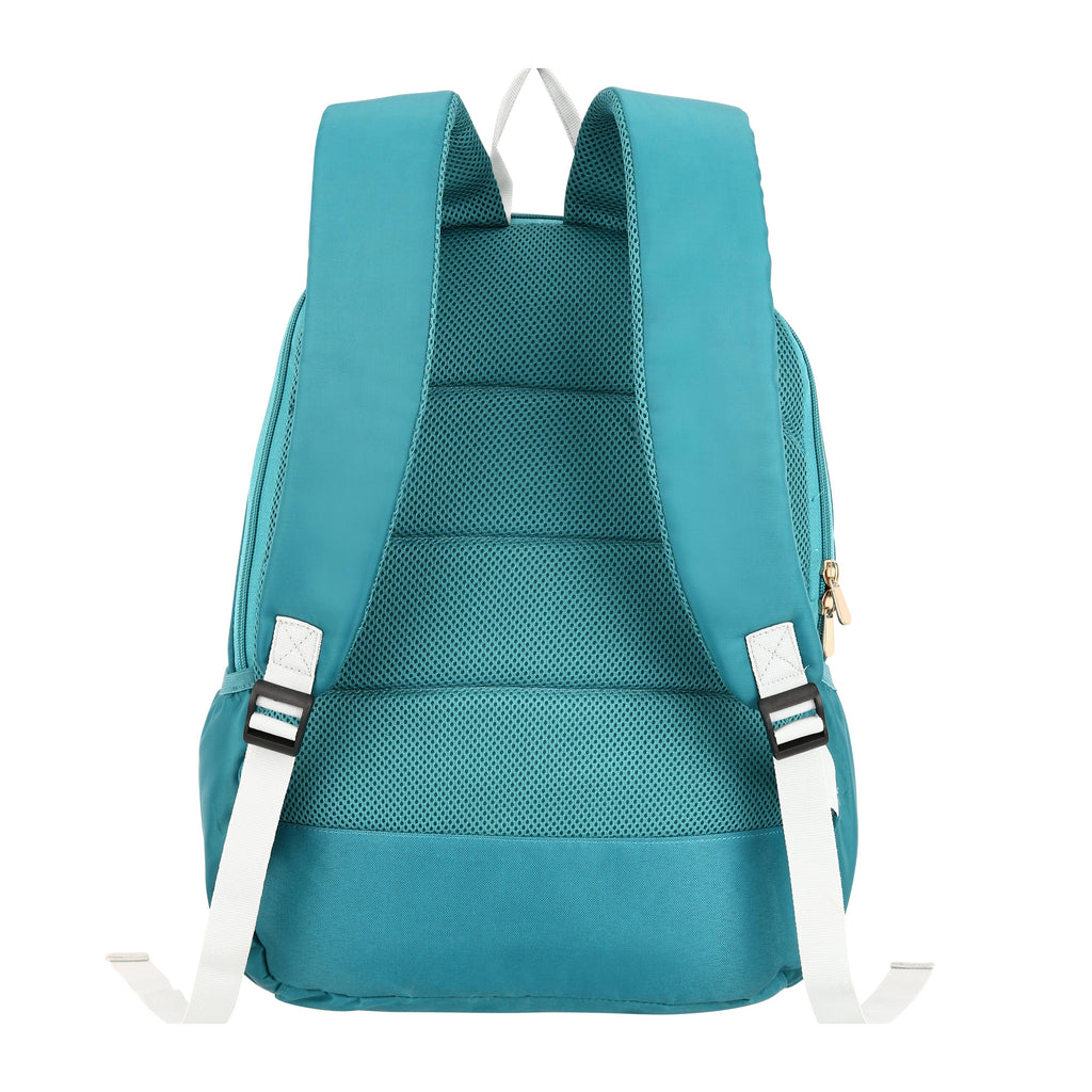Lavie Sport Rose - 17.5" 26 Litres Casual Backpack | School College Bag For Boys & Girls Mint - Lavie World