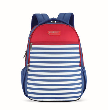 Lavie Sport Nautical 26L Printed School Backpack for Girls Navy - Lavie World