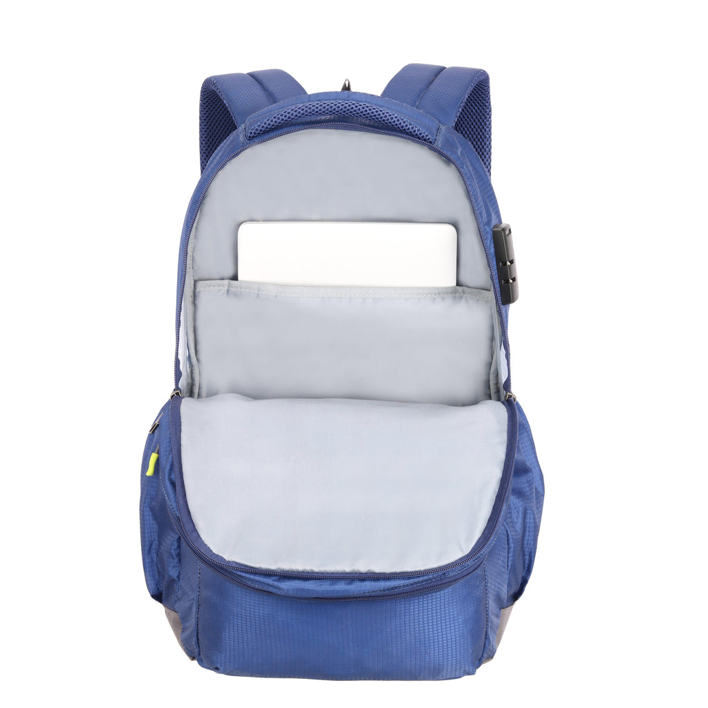 Lavie Sport Maxis 32L Laptop Backpack For Men & Women Navy - Lavie World