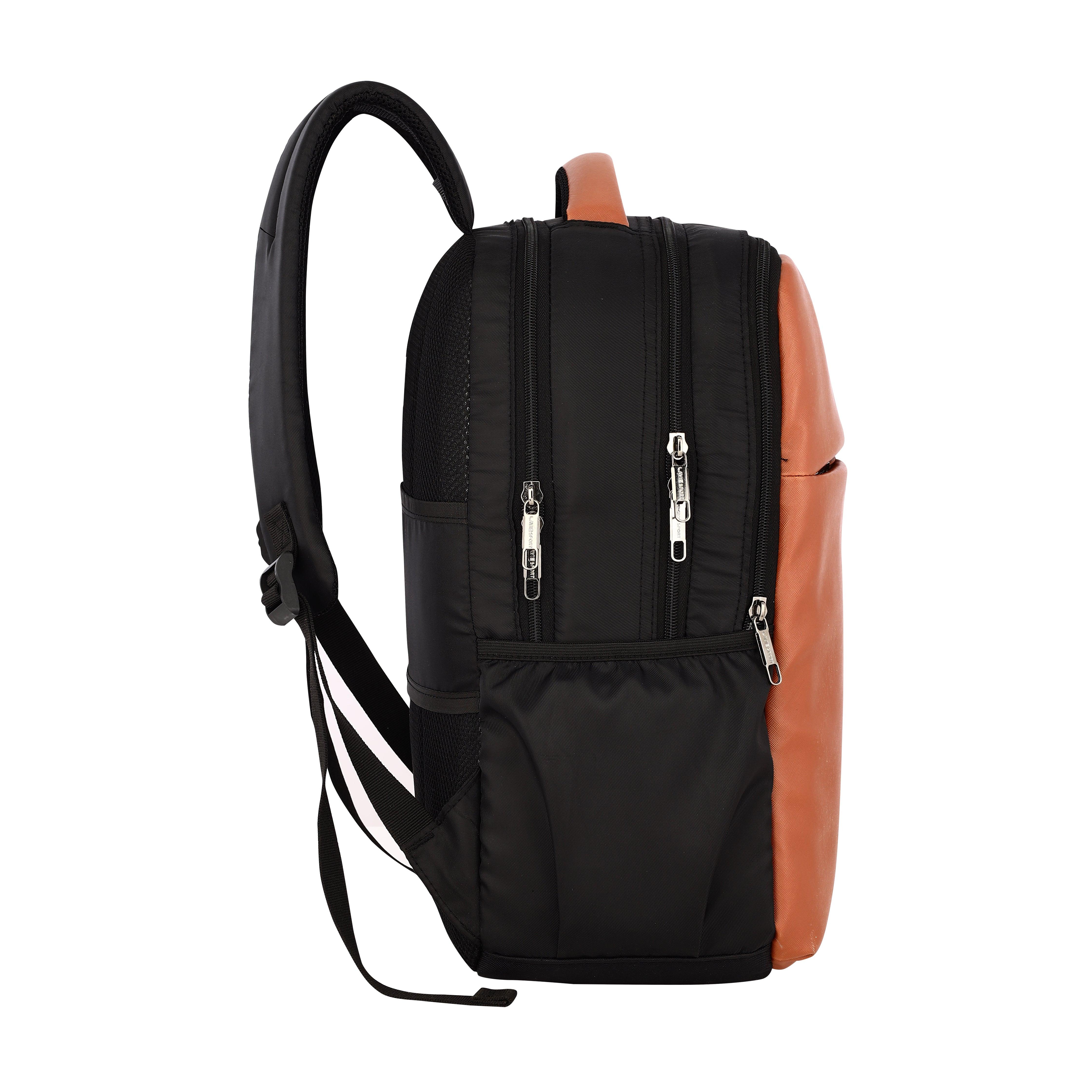 Lavie Sport Prodigy NV 22L Laptop Backpack For Men & Women Tan - Lavie World