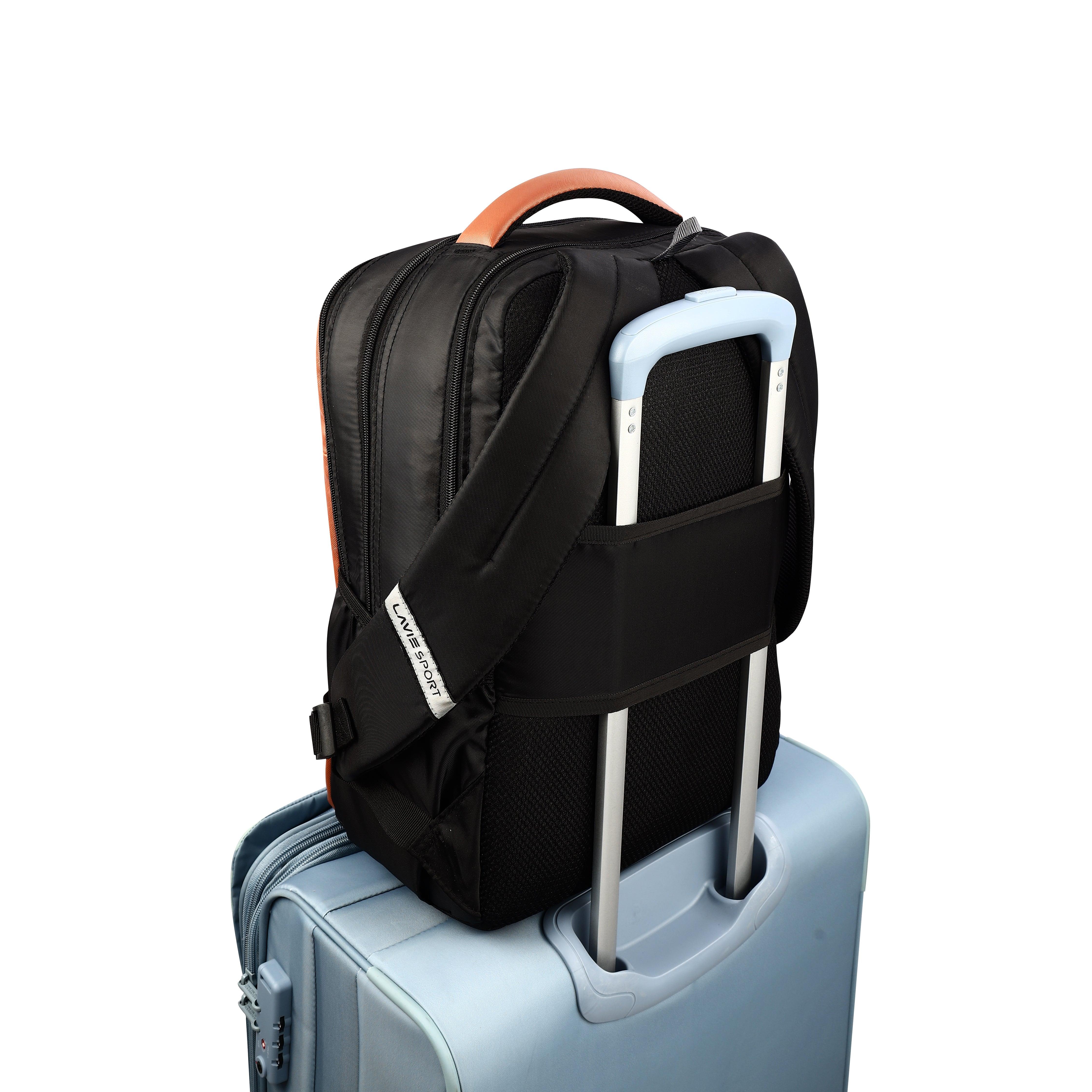 Lavie Sport Prodigy NV 22L Laptop Backpack For Men & Women Tan - Lavie World