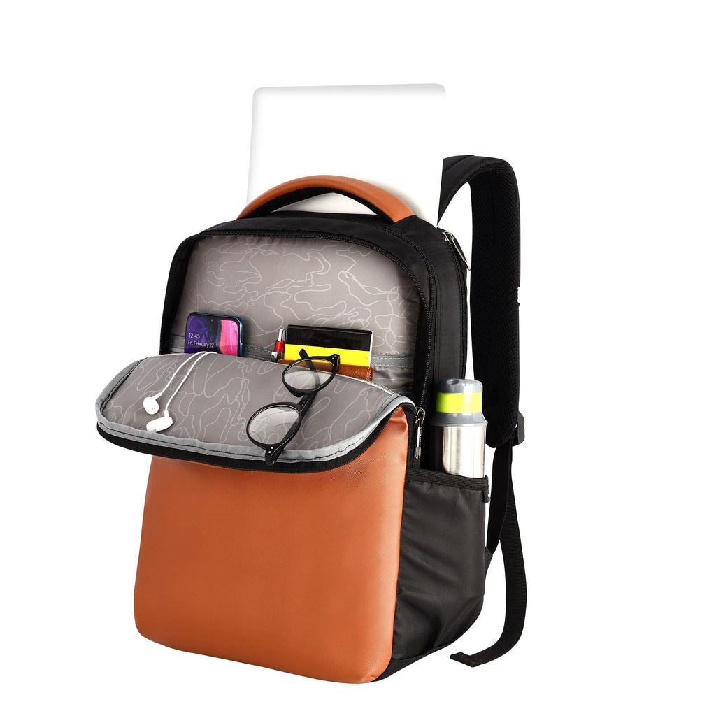 Lavie Sport Prodigy Nv 22L Laptop Backpack For Men & Women Tan - Lavie World
