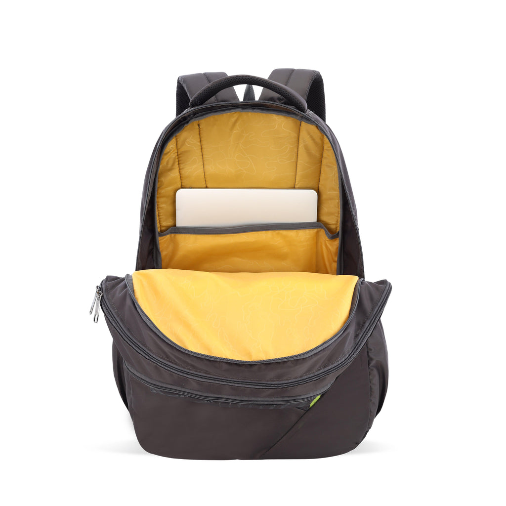 Lavie Sport Zeta Plus 31L Backpack With Raincover For Men & Women Grey - Lavie World