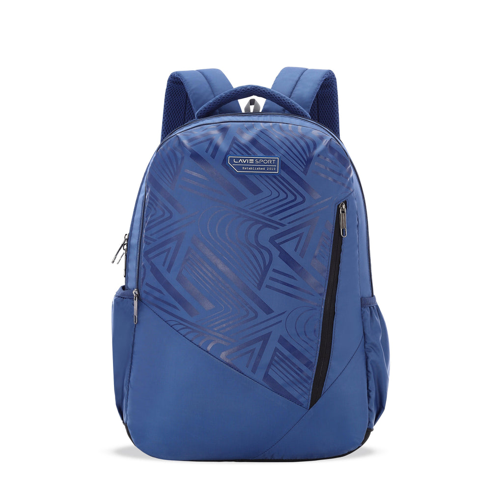 Lavie Sport Zeta Plus 31L Backpack with Raincover For Men & Women Navy - Lavie World