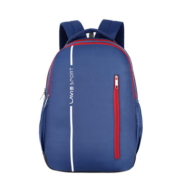 Lavie Sport Streak 36L Anti-theft Laptop Backpack For Men & Women | Laptop Bag For Boys & Girls Navy - Lavie World