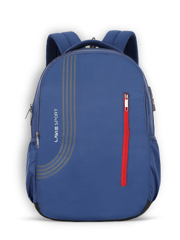 Lavie Sport Golf 36L Anti-theft Laptop Backpack For Men & Women | Laptop Bag For Boys & Girls Navy - Lavie World
