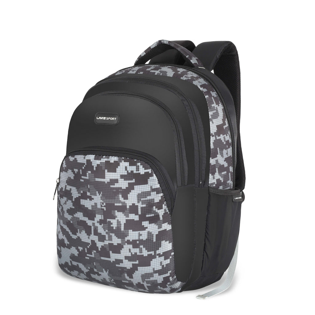 lavie-sport-camo-39l-printed-school-unisex-backpack-with-rain-cover-for-boys-&-girls-black-black-large