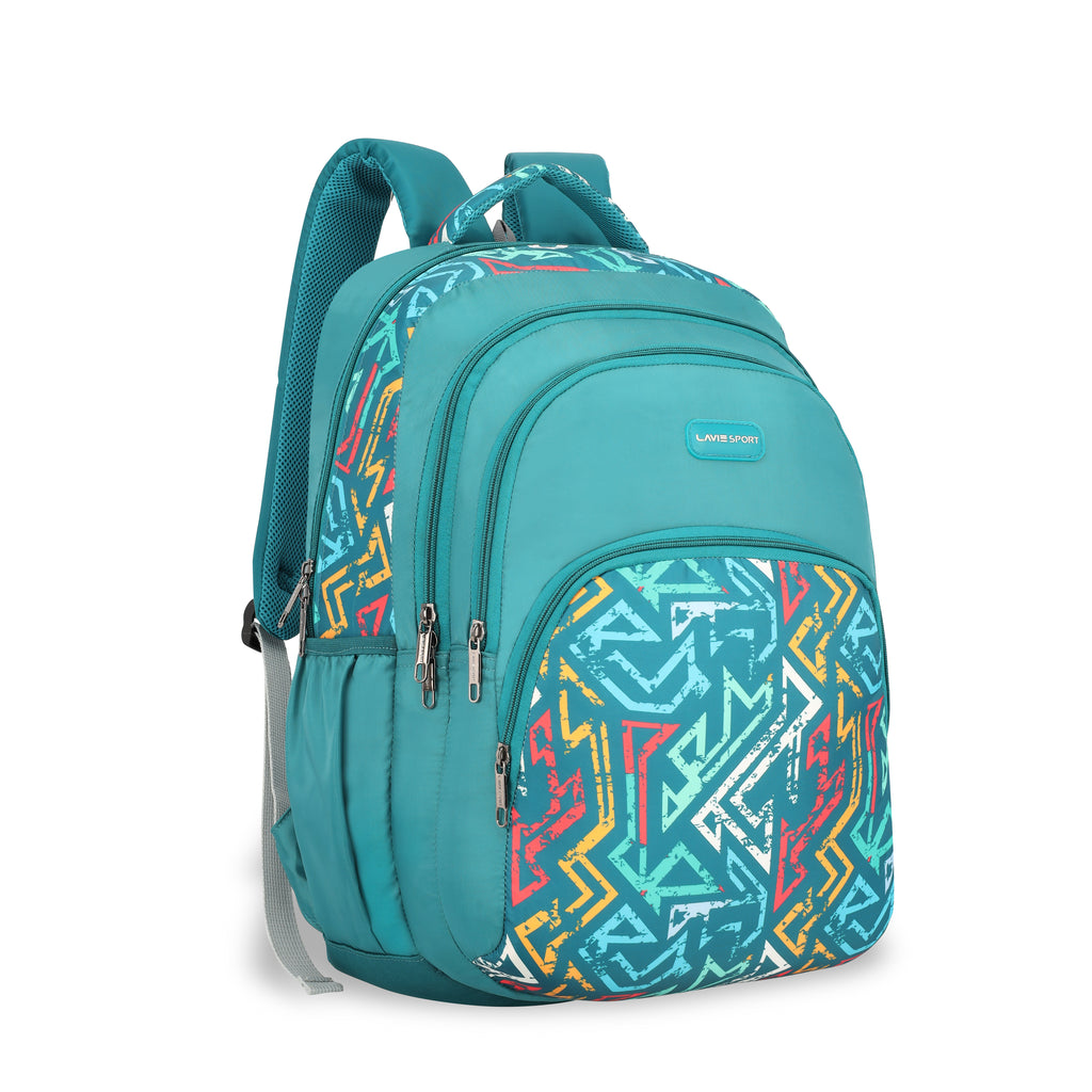 lavie-sport-vector-39l-printed-school-unisex-backpack-with-rain-cover-for-boys-&-girls-teal-teal-large