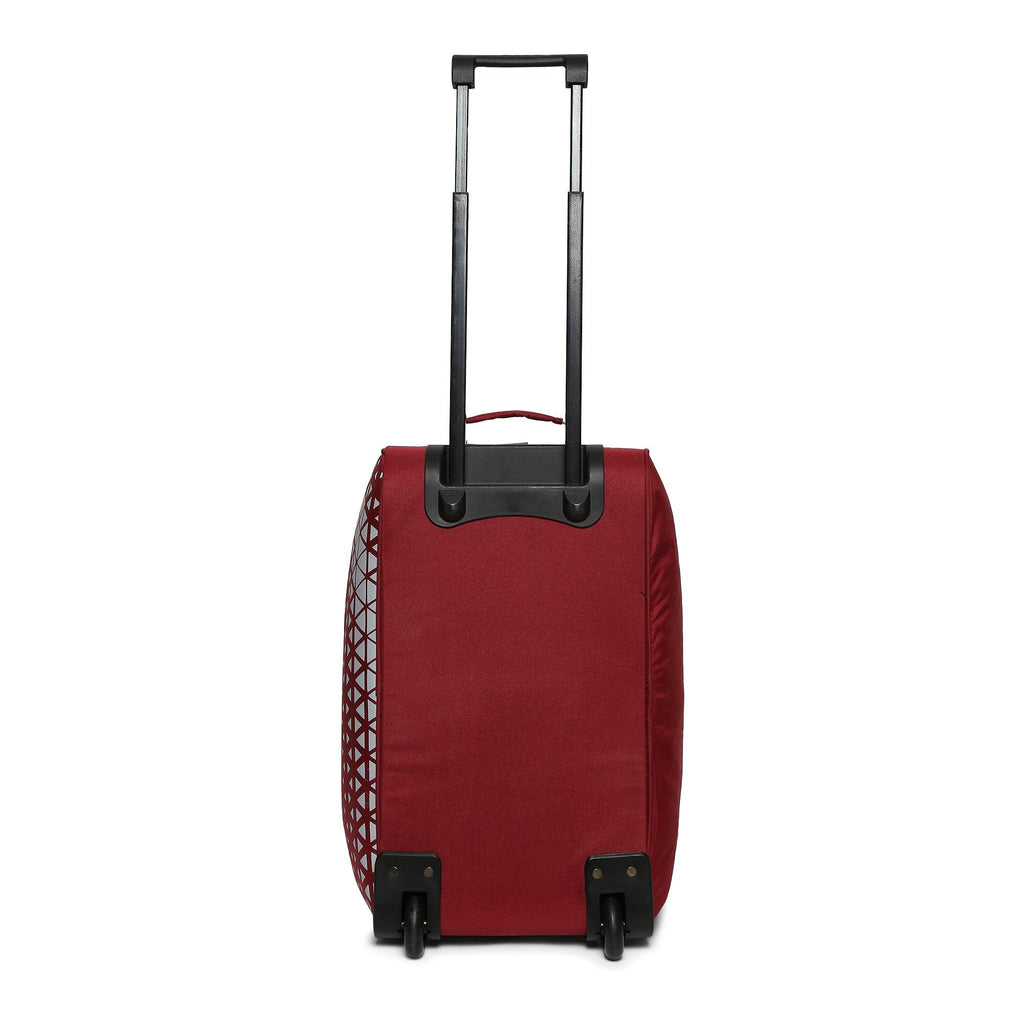 Lavie Sport 53.5 Cms Anti-Theft Arrow Wheel Duffle Bag For Travel | Luggage Bag Red - Lavie World