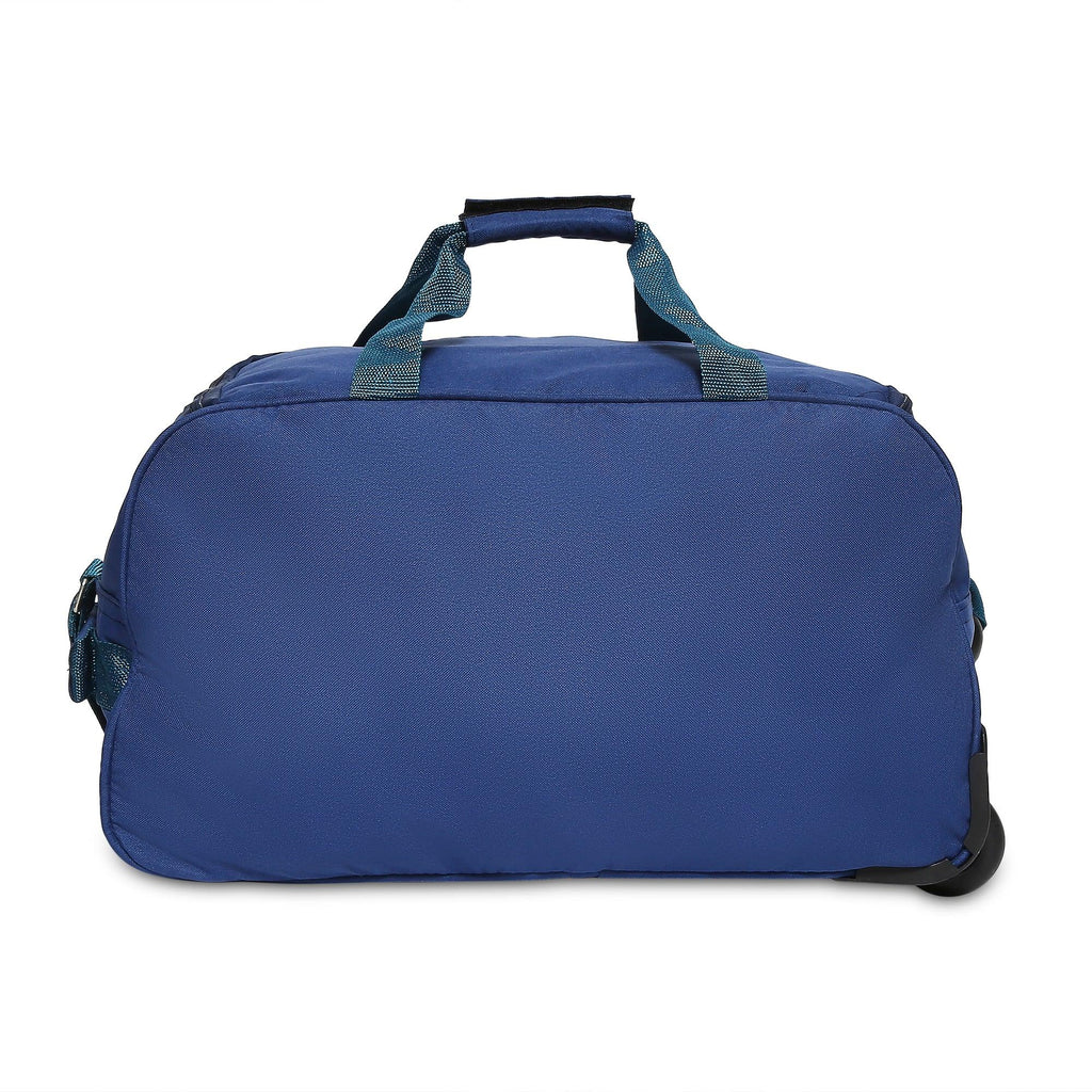 Lavie Sport 62 Cms Anti-Theft Arrow Wheel Duffle Bag For Travel | Luggage Bag Navy - Lavie World