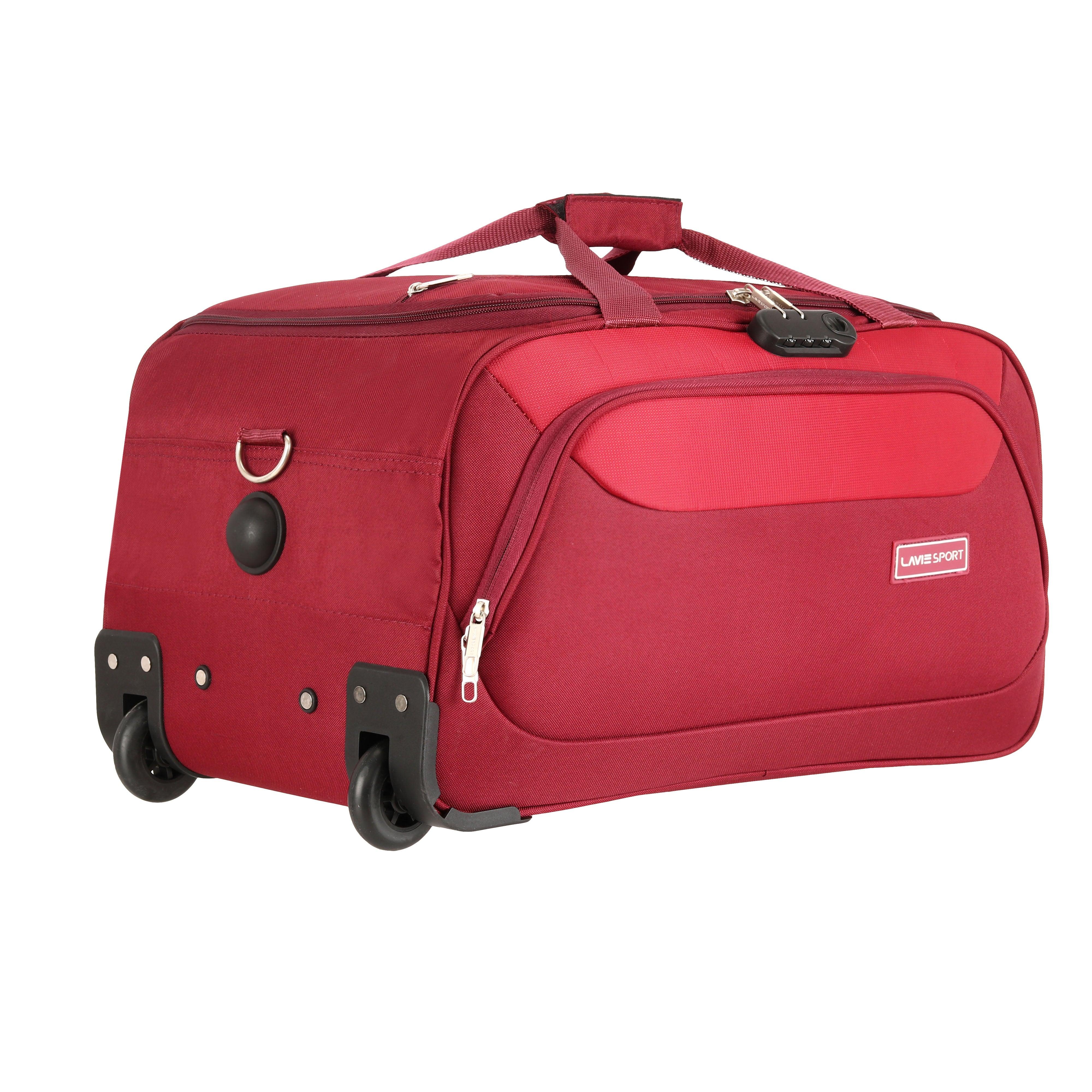 Lavie_Sport_57_cms_Anti-theft_Voyage_Wheel_Duffle_Bag_|_Trolley_Bag_Maroon