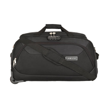 Lavie Sport 57 Cms Anti-Theft Voyage Wheel Duffle Bag For Travel | Luggage Bag Black - Lavie World